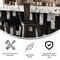 Flash Furniture Copper Metal Stool with Black Poly Seat ET-3534-30-COP-PL1B-GG - alternate 5